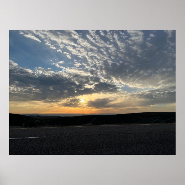 Poster Levante do sol Idaho (Frente)