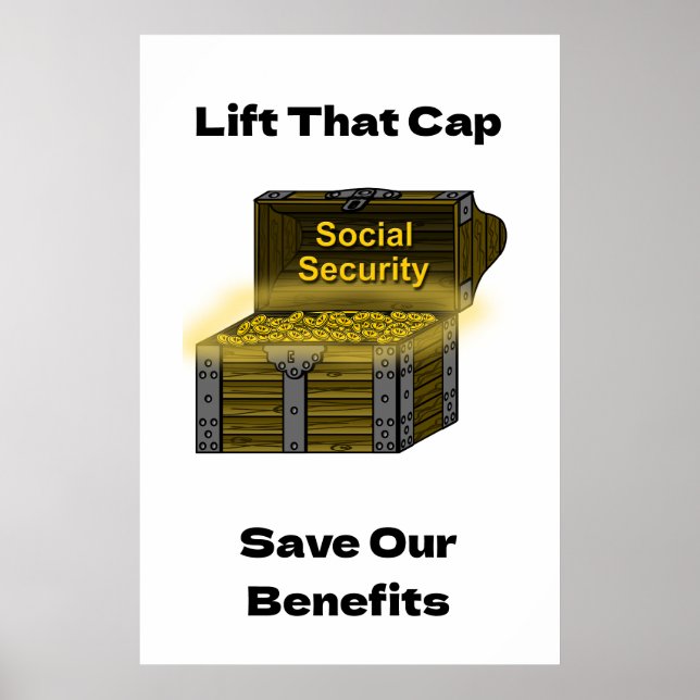 Poster Levante Essa Limite para Salvar os Benefícios da P (Frente)