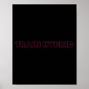 Poster Levante Pesado Corra Longe Esporte Híbrido Fitness