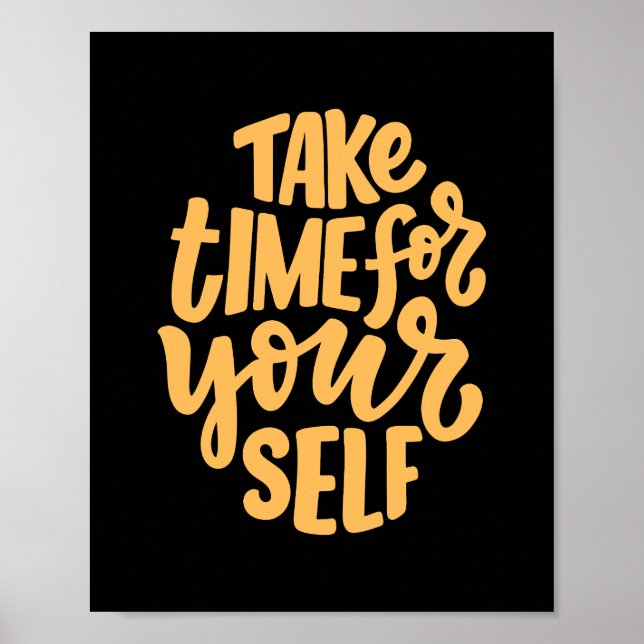Poster Leve tempo para sua própria inspiração (Frente)