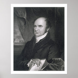 Póster Levi Woodbury, gravado por Robert E. Whitechurch (