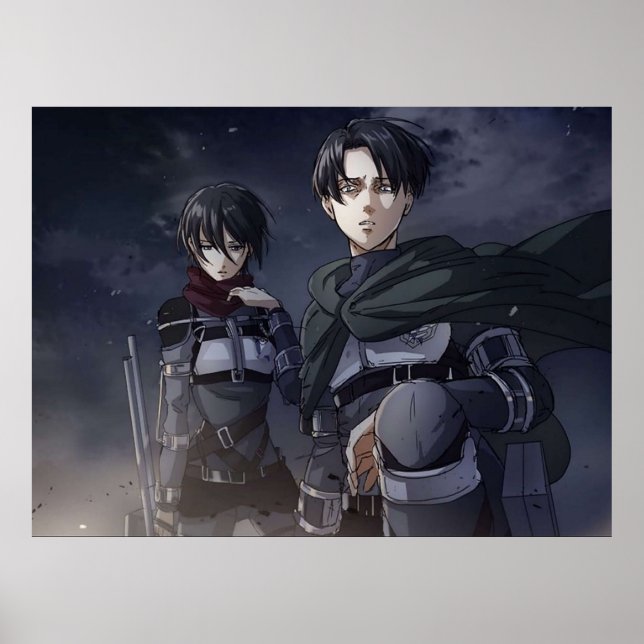 Poster Levi x Mikasa (Frente)