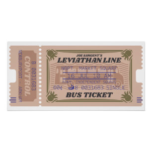 Póster Leviathan Line Innsmouth Bus