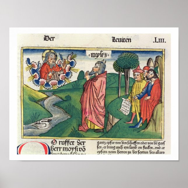 Póster Leviticus 1 1-7 A Lei das Ofertas, do "Nu (Frente)