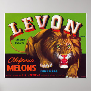 Póster Levon California Melons