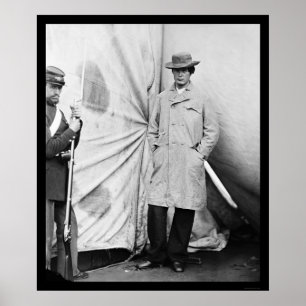 Póster Lewis Payne, conspirador 1865 de Lincoln