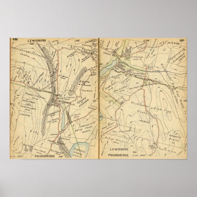 Poster Lewisboro, Nova Iorque (Frente)