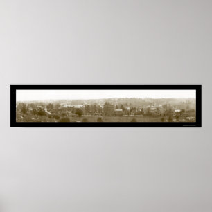 Póster Lewisburg WV Birdseye Foto 1913