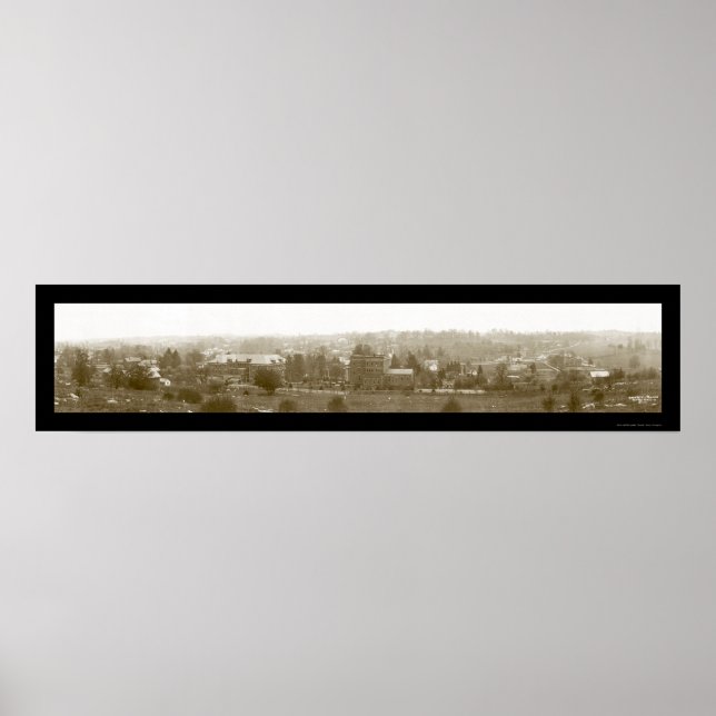 Póster Lewisburg WV Birdseye Foto 1913 (Frente)