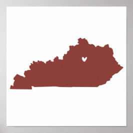 Póster Lexington, Kentucky Love