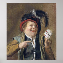 Poster Leyster - Um Jogador de Cartas