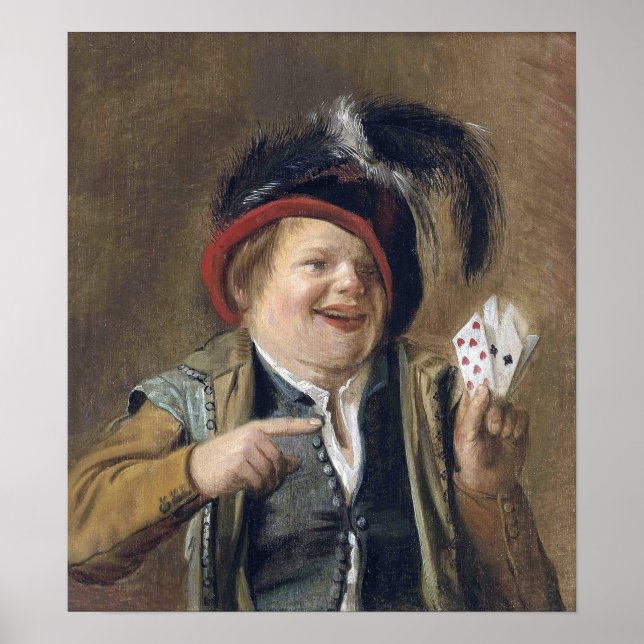 Poster Leyster - Um Jogador de Placa (Frente)