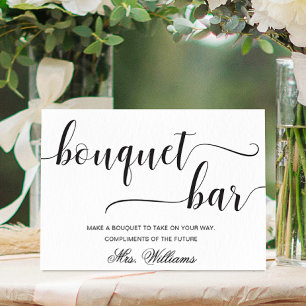 Poster Leyton - Sinal de Bar Mínimo do Buquê Moderno