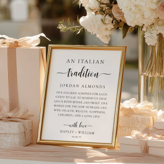 Poster Leyton Uma Tradição Italiana Amêndoas Açucaradas
