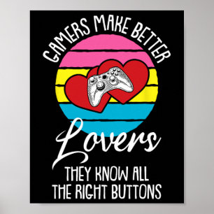 Poster Lgbt-q Gaming de controladora de vídeo de orgulho
