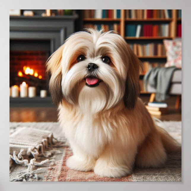 Poster Lhasa Apso (Frente)