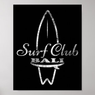 Poster Li, Surf Club Retro Surfboard