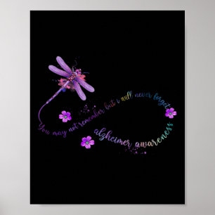 Poster Libélula de Conscientização Você Pode Não Lembrar 