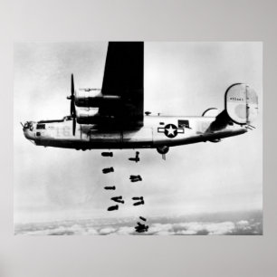 Póster Liberador B-24 Consolidado