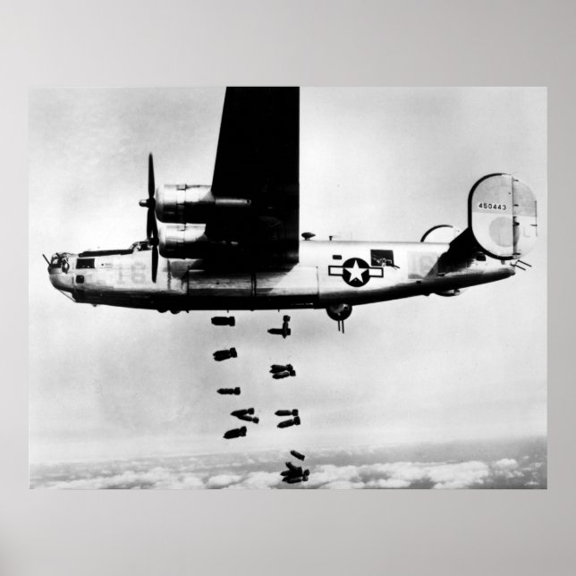 Póster Liberador B-24 Consolidado (Frente)