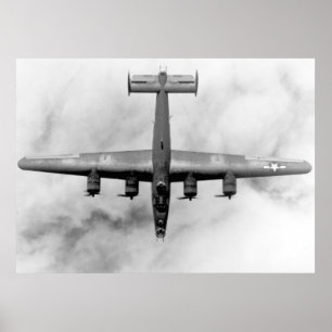 Póster Liberador B-24 Consolidado