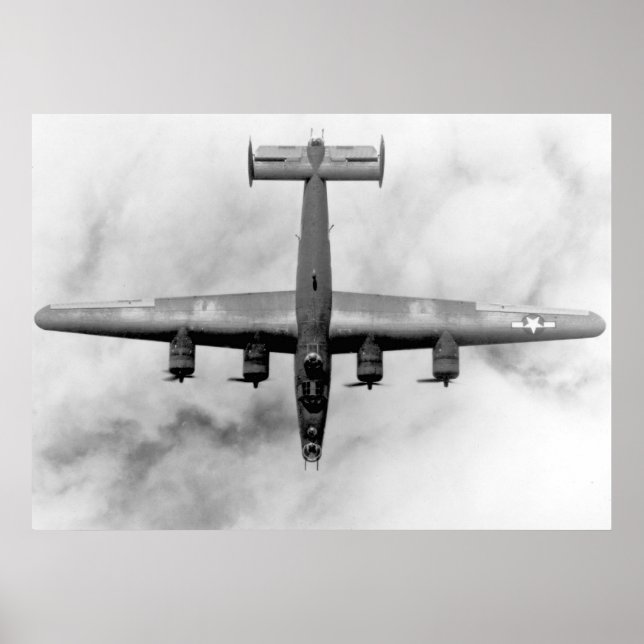 Póster Liberador B-24 Consolidado (Frente)