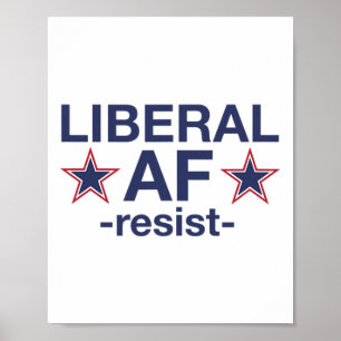 Poster Liberal Af-Resistente"