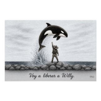 Póster Liberar a Willy