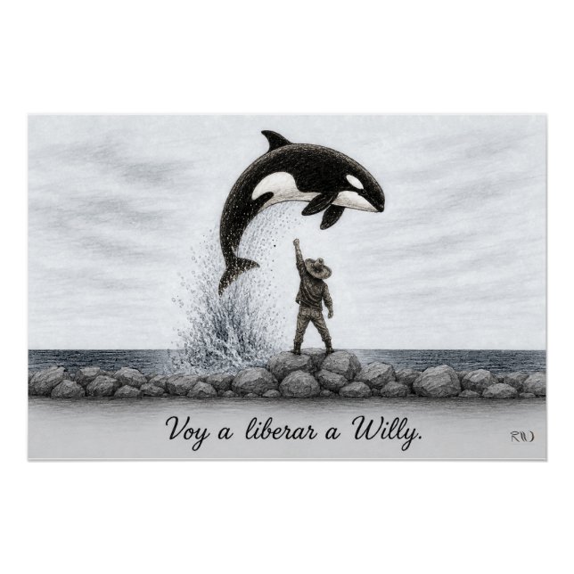 Póster Liberar a Willy (Frente)