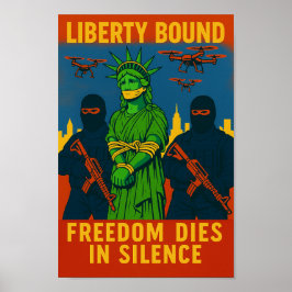 Poster Liberdade Amarrada - Cartaz