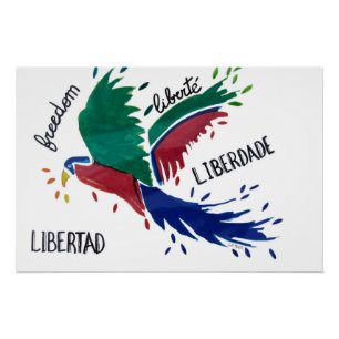 Póster Liberdade Arara