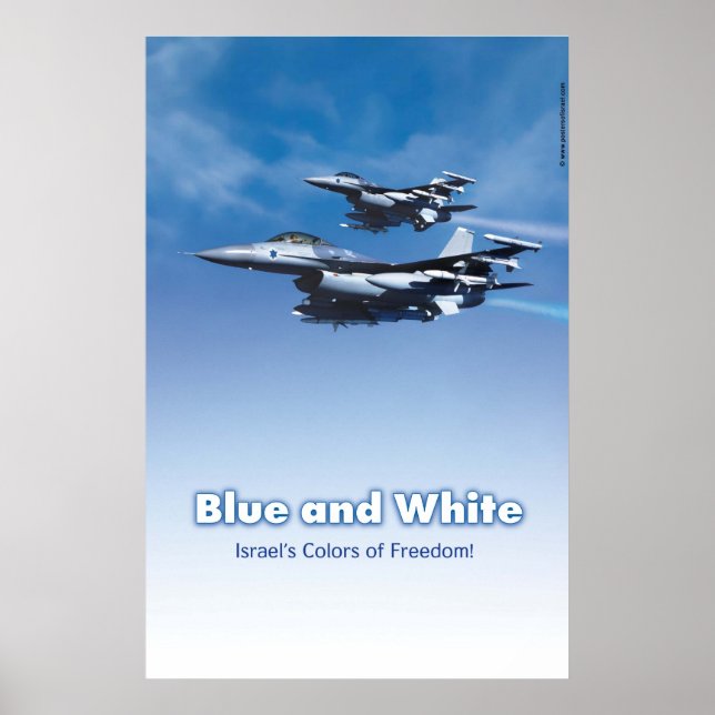 Poster Liberdade da Força Aérea Israelita (Frente)