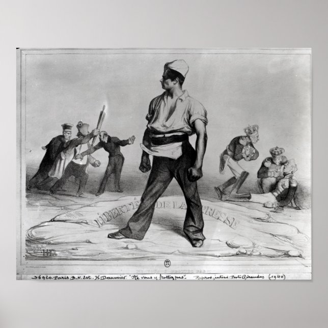 Poster Liberdade de imprensa (Frente)