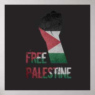 Poster liberdade de palestina livre