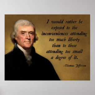 Póster Liberdade de Thomas Jefferson