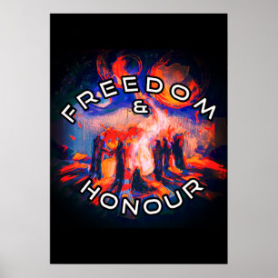 Poster Liberdade e honra