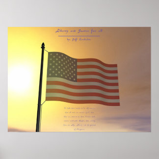 Póster Liberdade e Justiça