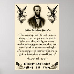 Poster Liberdade E União