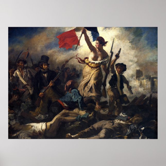 Poster Liberdade Guiando o Povo (Frente)