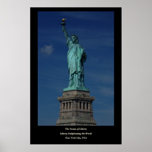 Poster Liberdade iluminando o mundo - Estátua da Liberdad