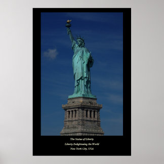 Poster Liberdade iluminando o mundo - Estátua da Liberdad