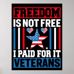 Poster Liberdade Não é Grátis – Obrigado, Veteranos, 2025