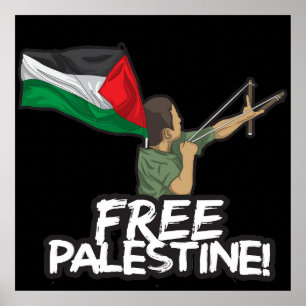 Poster Liberdade palestina da Resistência Palestiniana