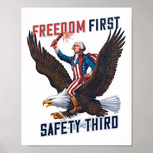 Poster Liberdade Primeira Segurança Terceiro Quarto De Ju (Frente)