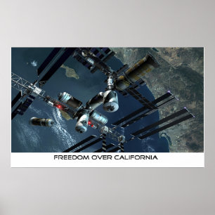 Poster Liberdade sobre Califórnia