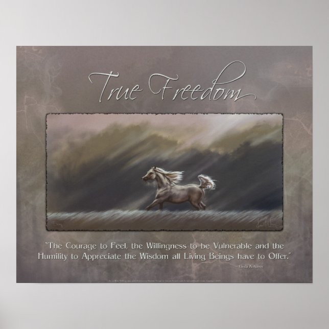 Póster Liberdade Verdadeira (Frente)