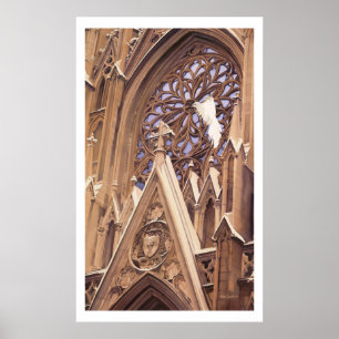 Póster "Libere" a pomba em trabalhos de arte da igreja