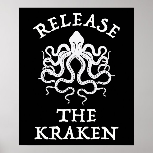 Poster Libere o Kraken (Frente)