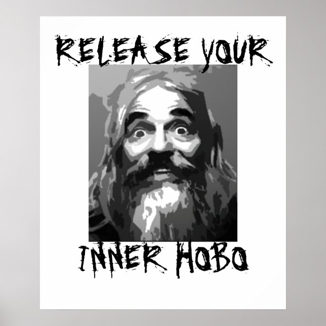 Póster Libere seu Hobo interior (Frente)