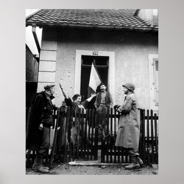 Póster Libertação de Belfort, France (Frente)